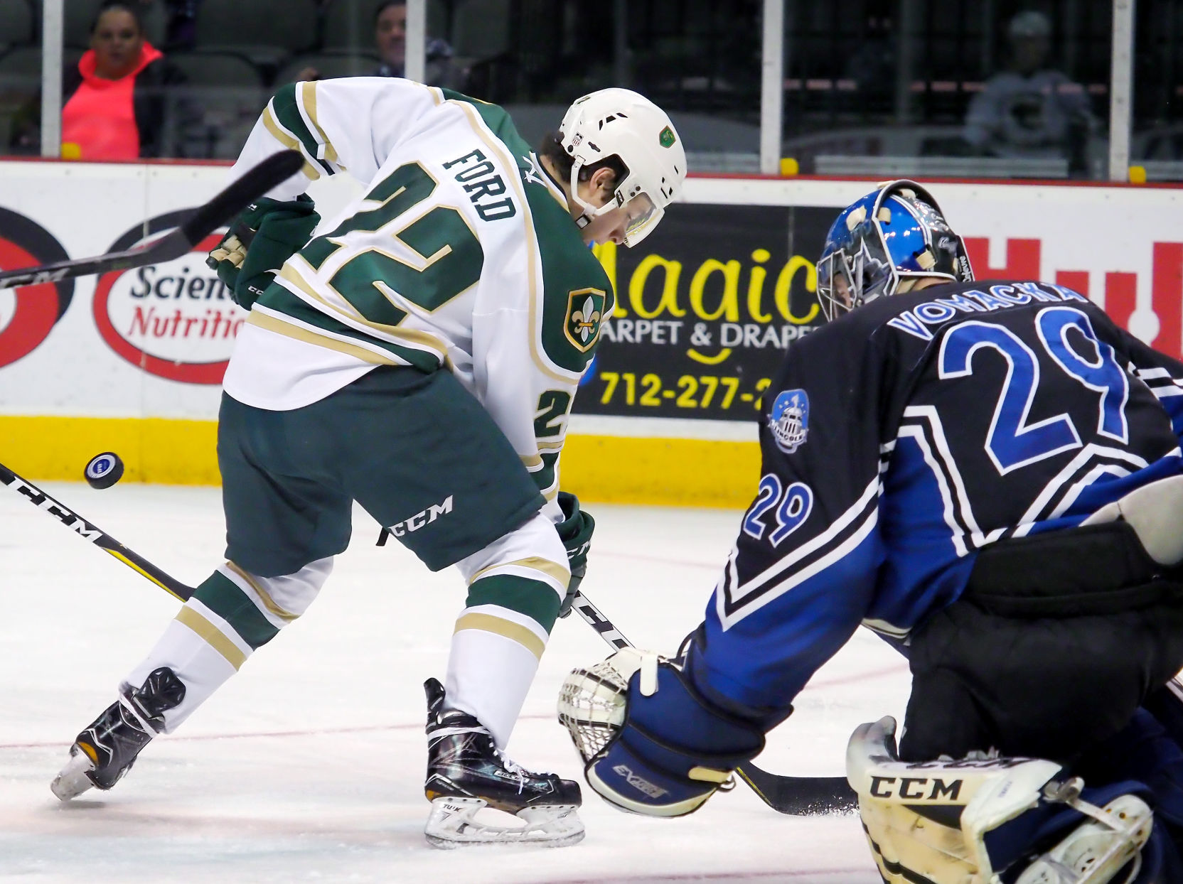 Lincoln Stars at Musketeers hockey
